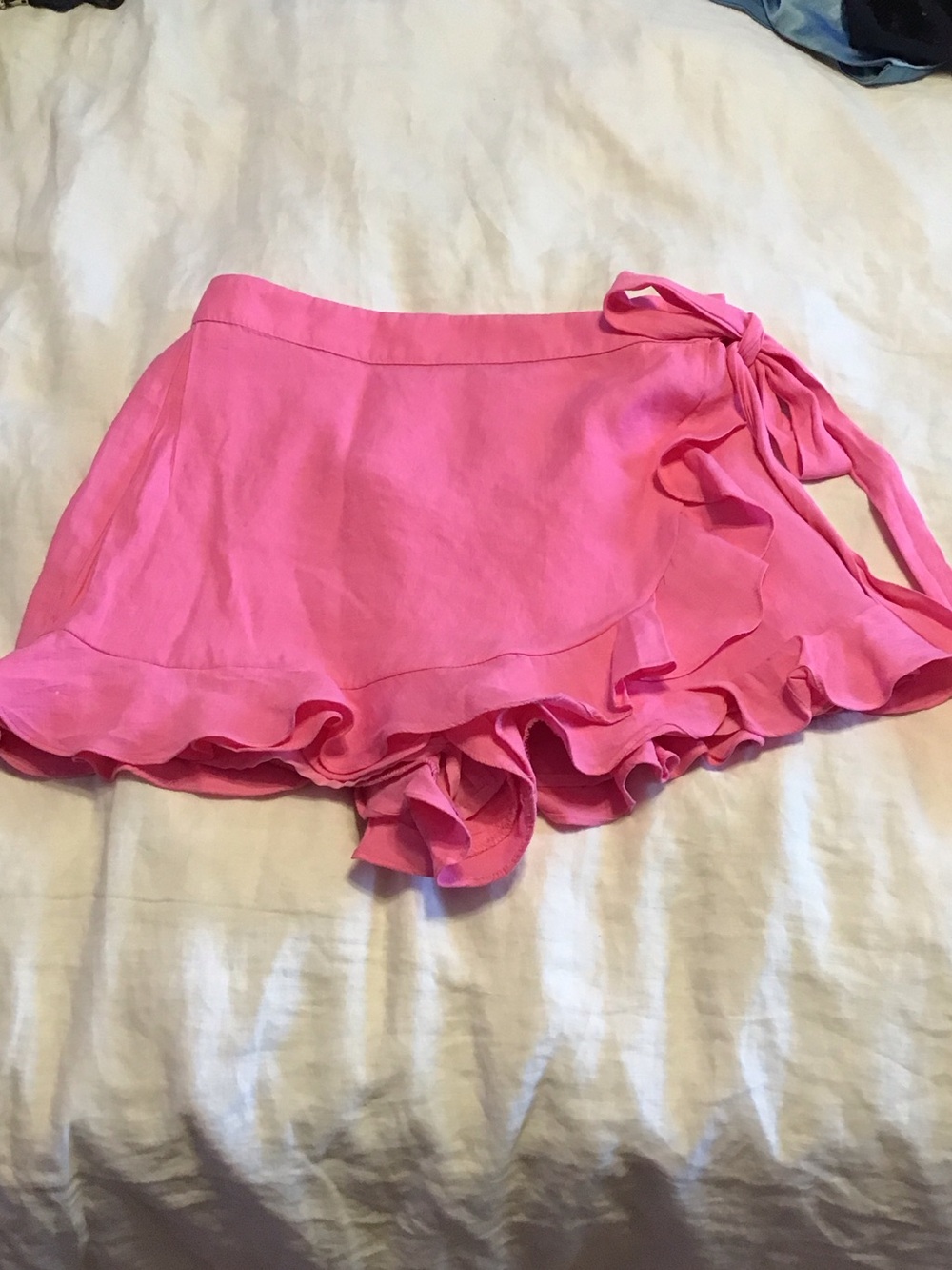 DO+BE Cotton Blend High Waist Pink Wrap Skort Size M